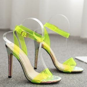 SOLD New cute neon green High Heels Stilettos